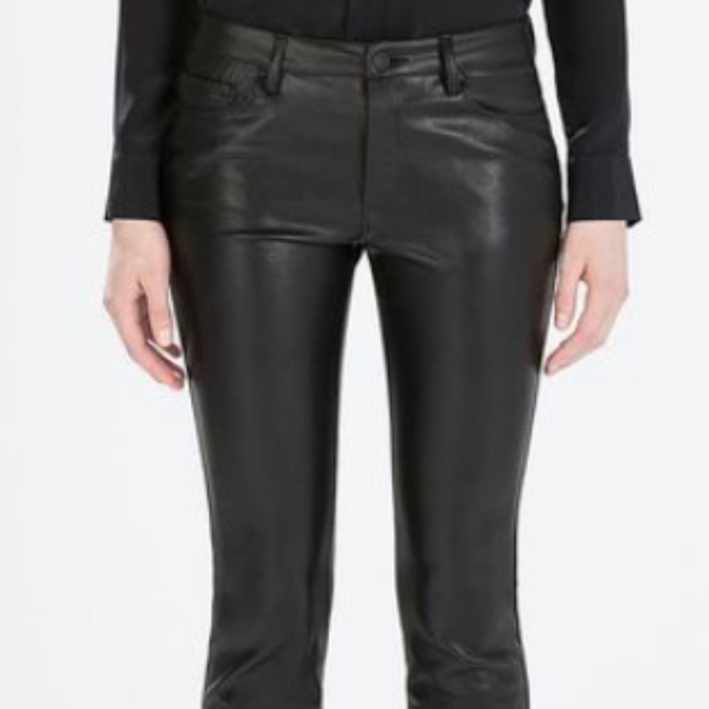 New with tags women's Zara faux leather pants